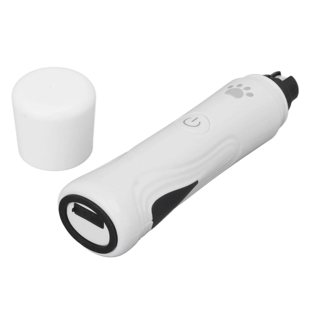 Dog Nail Grinder 3 Speed Electric USB Rechargeable Quiet Pet Nail Trimmer with LED Light Painless