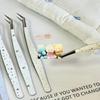 High Precision False Eyelash Tweezers Anti-static Eyelash Curler  Beauty Makeup Tools