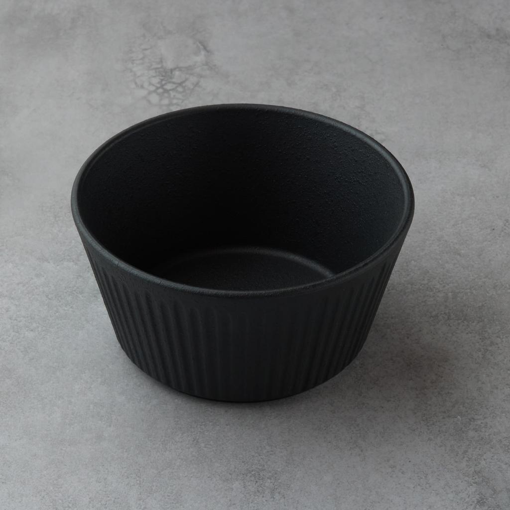 [ware hendey] Schlichte quadratische kleine Schale, 11 cm, Unzerbrechlich, Hergestellt in Japan, Premium Schwarz, Hitzebeständig (240 Grad), Spülmaschinenfest, Mikrowellengeeignet,