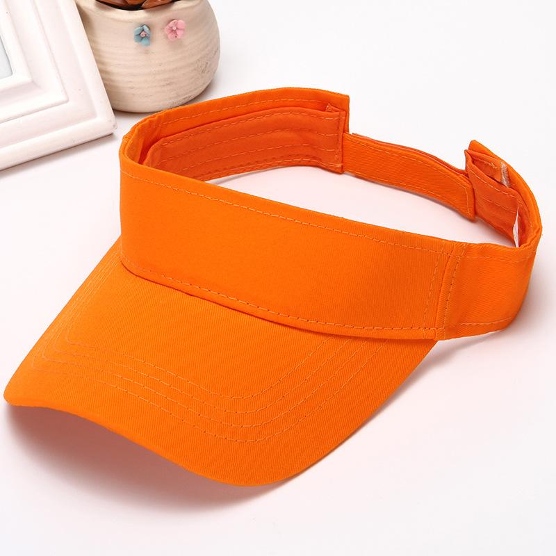 Outdoor Solid Empty Sun Hats Men Women Cotton Visor UV Protection Top Sport Tennis Golf Running Sunscreen Students Baseball Cap