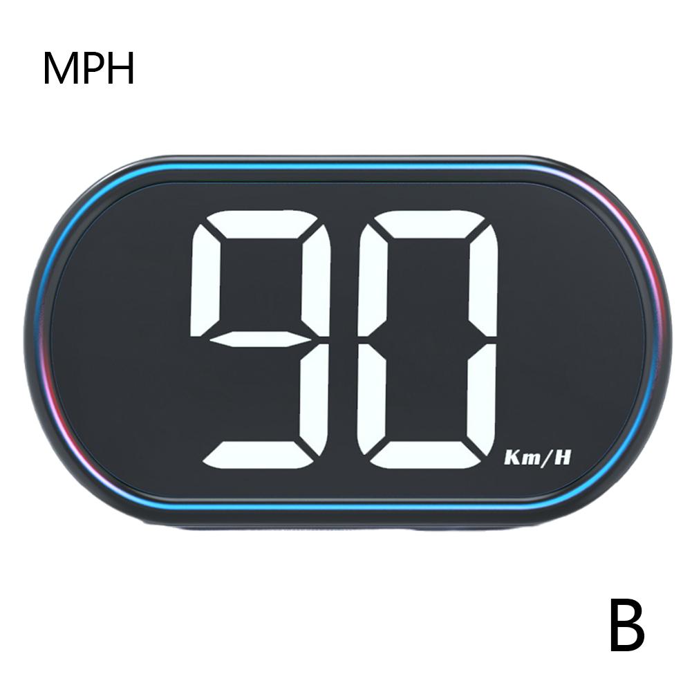 Universal Car Digital Speedometer HUD Head Up Display Speed Alarm Gadgets for All Car MPH KMH Accessories