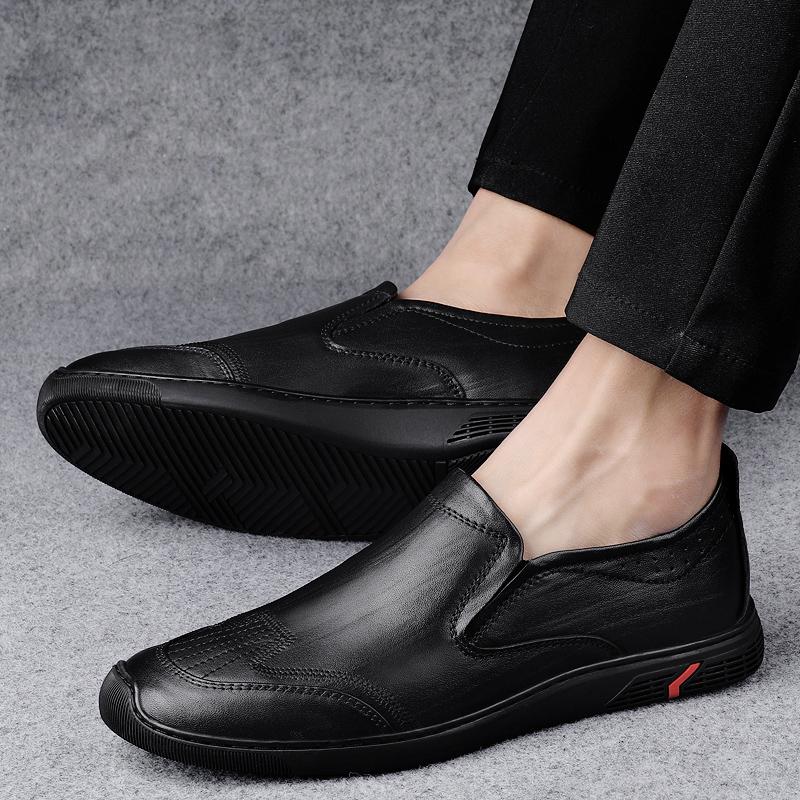 Big Size Genuine Leather Men Shoes Casual Luxury Brand Soft Mens Breathable Lace Up Moccasins Male Driving Shoes Zapatos Hombre