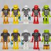 Seria filmów Hero Zespół Dinozaurów Klocki Budowlane Żółto-Zieloni Żołnierze Czerwony Wojownik Mighty Morphin Figurki Akcji Zabawki Prezenty dla Dzieci