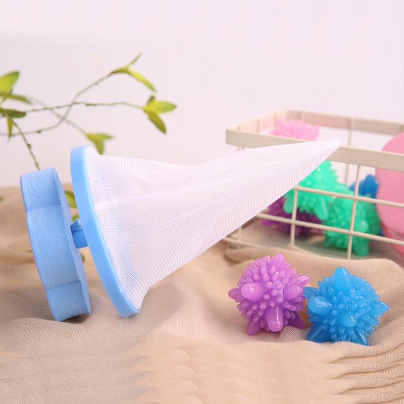 Magic Laundry Ball Opakovaně použitelný odstraňovač chlupů pro domácí mazlíčky Nástroj na čištění oděvů Odstraňuje chlupy Kočky Psi Lapač vláken do pračky