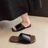 Stylish Minimalist Single Strap Sliding Sandals Women's Slippers Summer Outdoor Casual Opentoe Flats Autumn