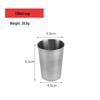 Stainless Steel Outdoor Logo Beer Mug - Single Layer Camping Juice Water Cup