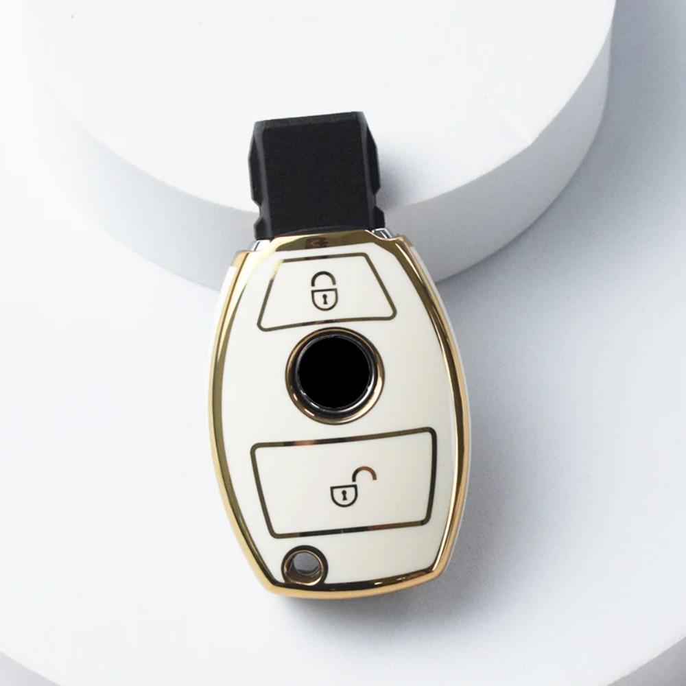 Car Key Case Cover Key Bag Accessories for Mercedes Benz A B C S Class AMG GLA CLA GLC W176 W221 W204 W205 Shell Fob Keychain
