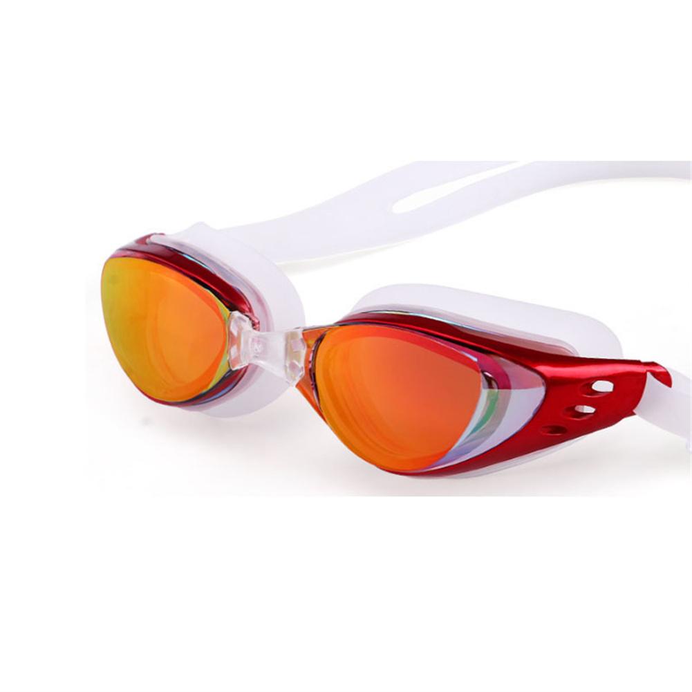 Adjustable Swimming Goggles Electroplating Waterproof Anti-fog Swimming Glasses Swim Eyewear