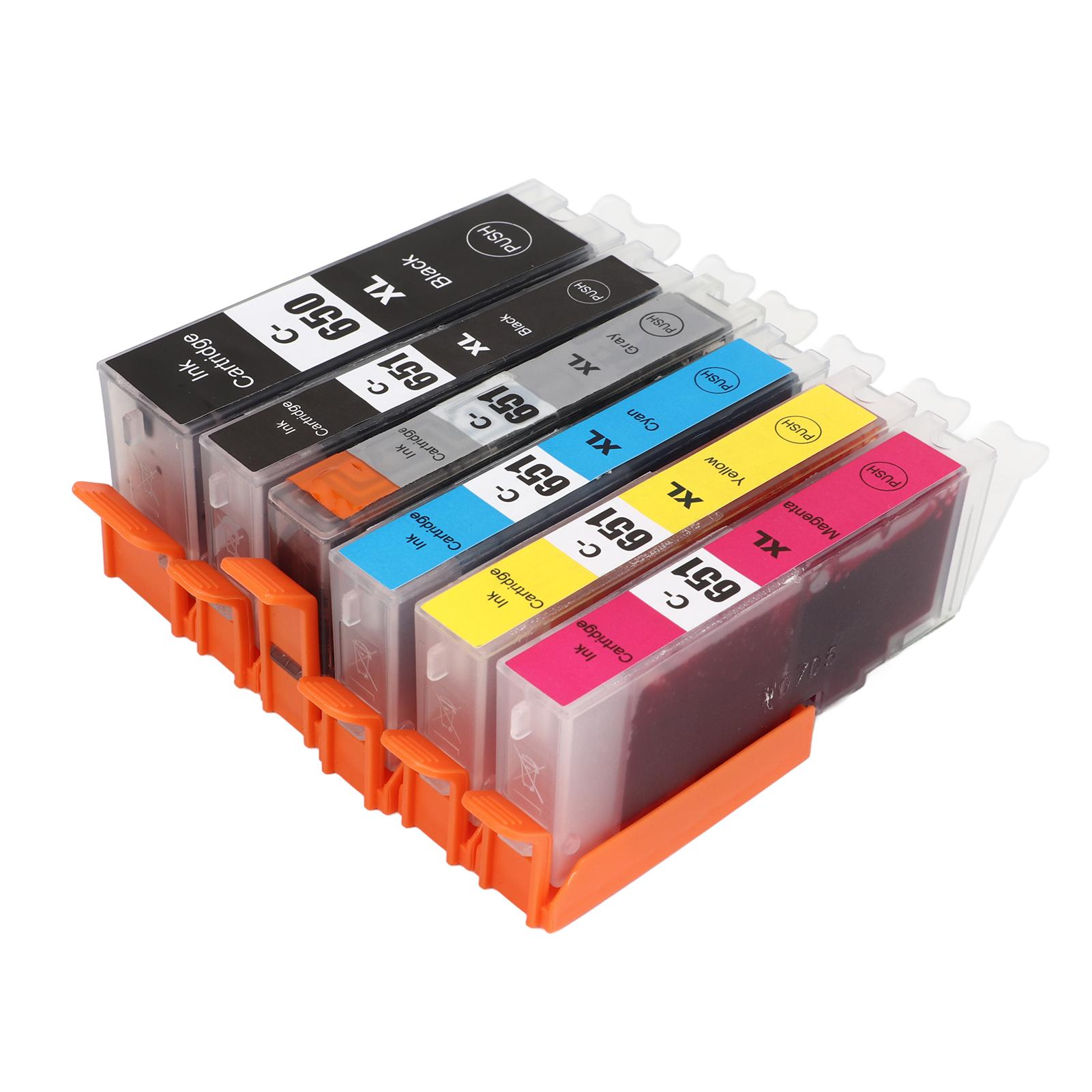 

Ink Cartridge Printing Accessory Part for PIXMA MG5460 MG5560 MG5660 MG6360 MG6460 MG6660 6 Color BK BK C M Y GY