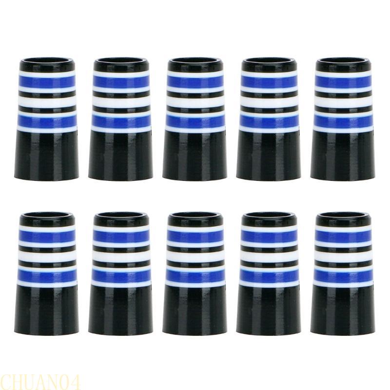 A1A2 10Pcs Striped Golfs Iron Ferrules Golfs Ferrules MultiRings Golfs Club Sleeves