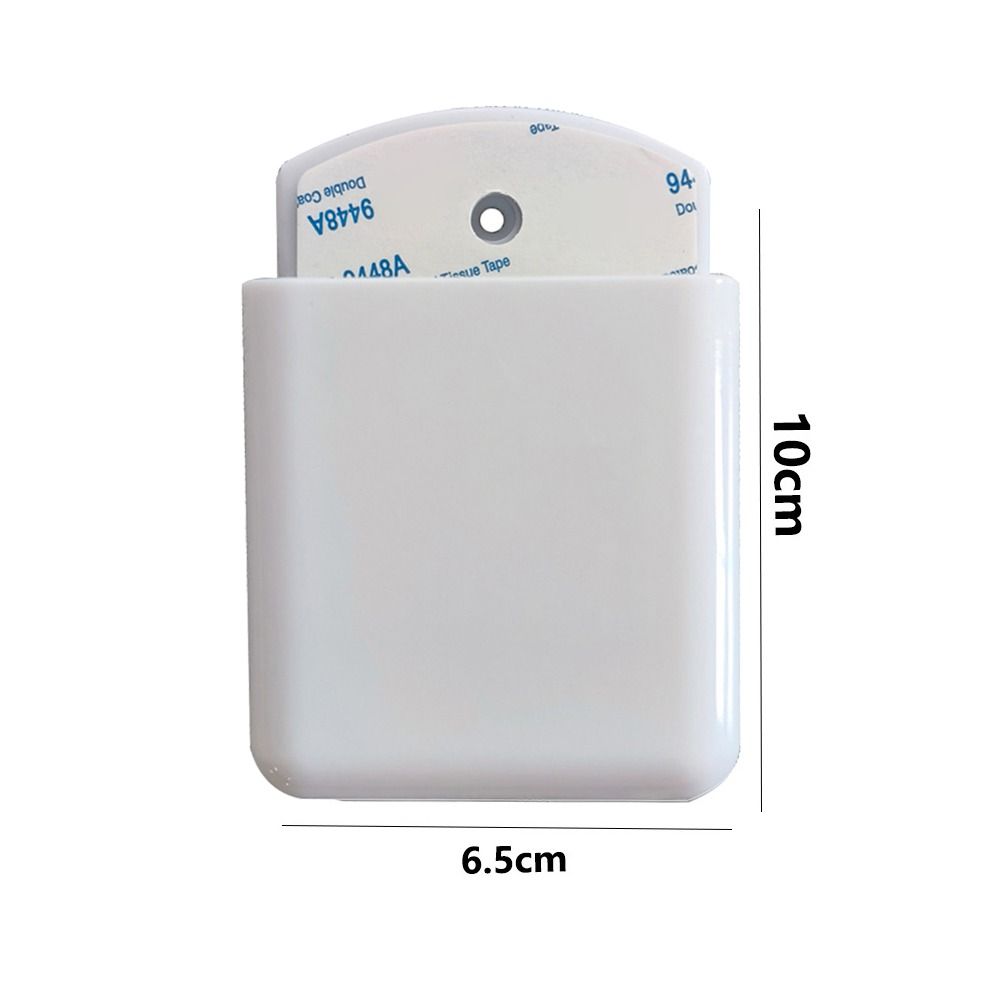 Plastic Remote Control Storage Box Wall Mount Remote Organizer Box Home Remote Control Holder