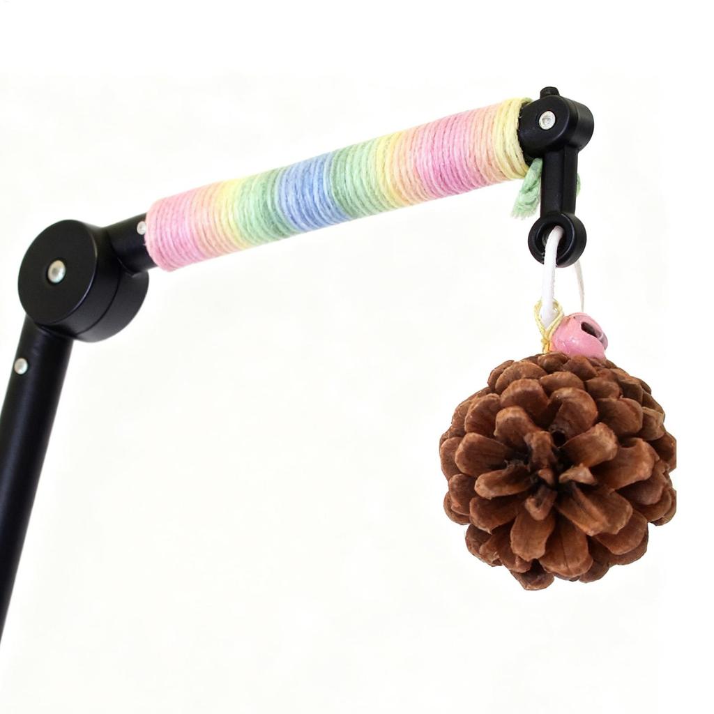 Bird Stand 4 In 1 Interactive Cage Accessories Bird Perch Stand Parrot Toys With Ball For Parakeet Cockatiel Conure Lovebird