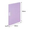 KOKUYO File Clear Book MOTTE A4 20 Sheets Pocket Purple La-LM20V