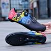 New outdoor unlocked cycling shoes road mountain bike lock shoes hard-soled spinning shoes men and women