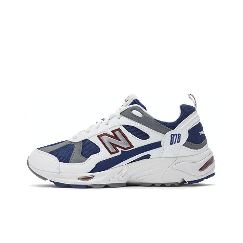 New Balance Nb 878 Minimalistyczne Wygodne Sportowe Buty Casual Niskie Trampki Unisex Biało-Niebieskie CM878RSD