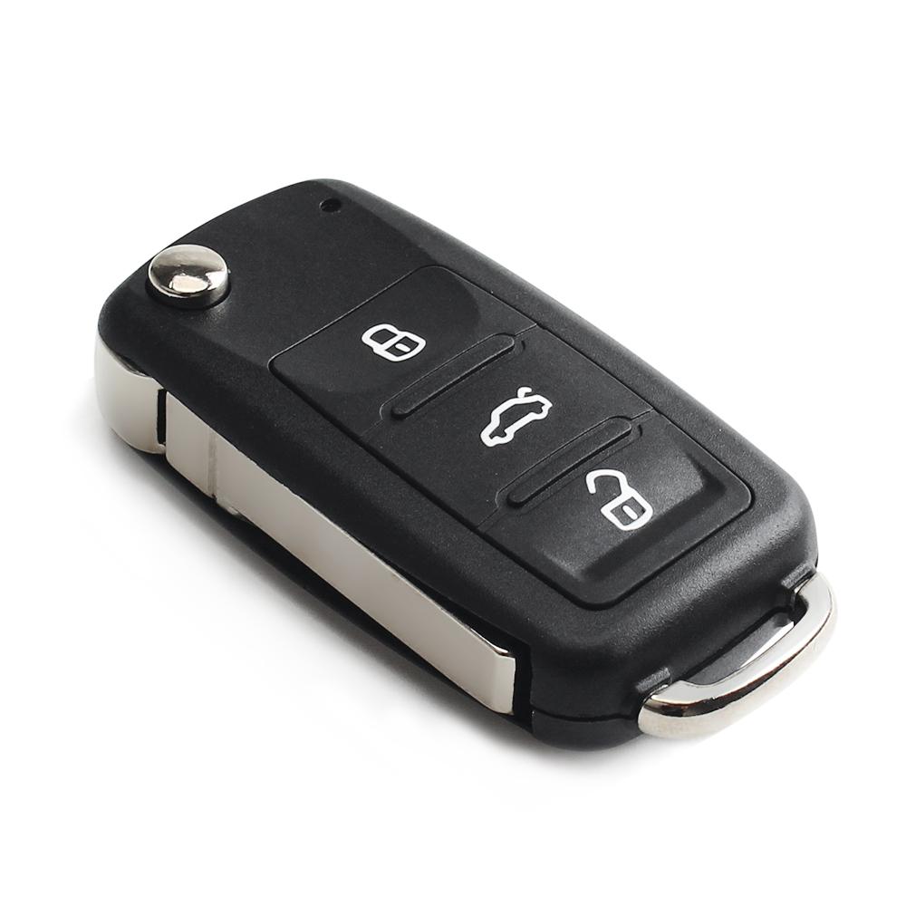 Flip Folding Remote Car Key Fob For VW Tiguan GOLF PASSAT Polo Jetta Beetle Hella 434MHz ID48 Chip 5K0837202AD