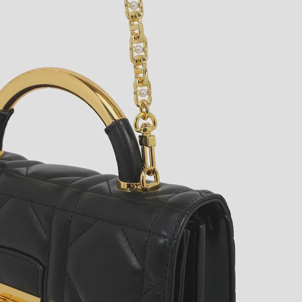 Women's 2024 Autumn/Winter Rattan Pattern Diamond Bag - High-End Versatile Handheld, Shoulder, and Messenger Bag