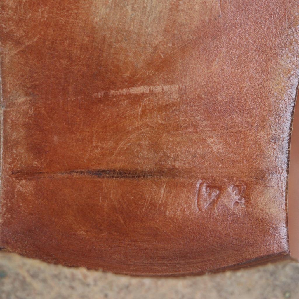 Great Santoni Leather shoes Limited edition Brown leather mens 7.5 Used