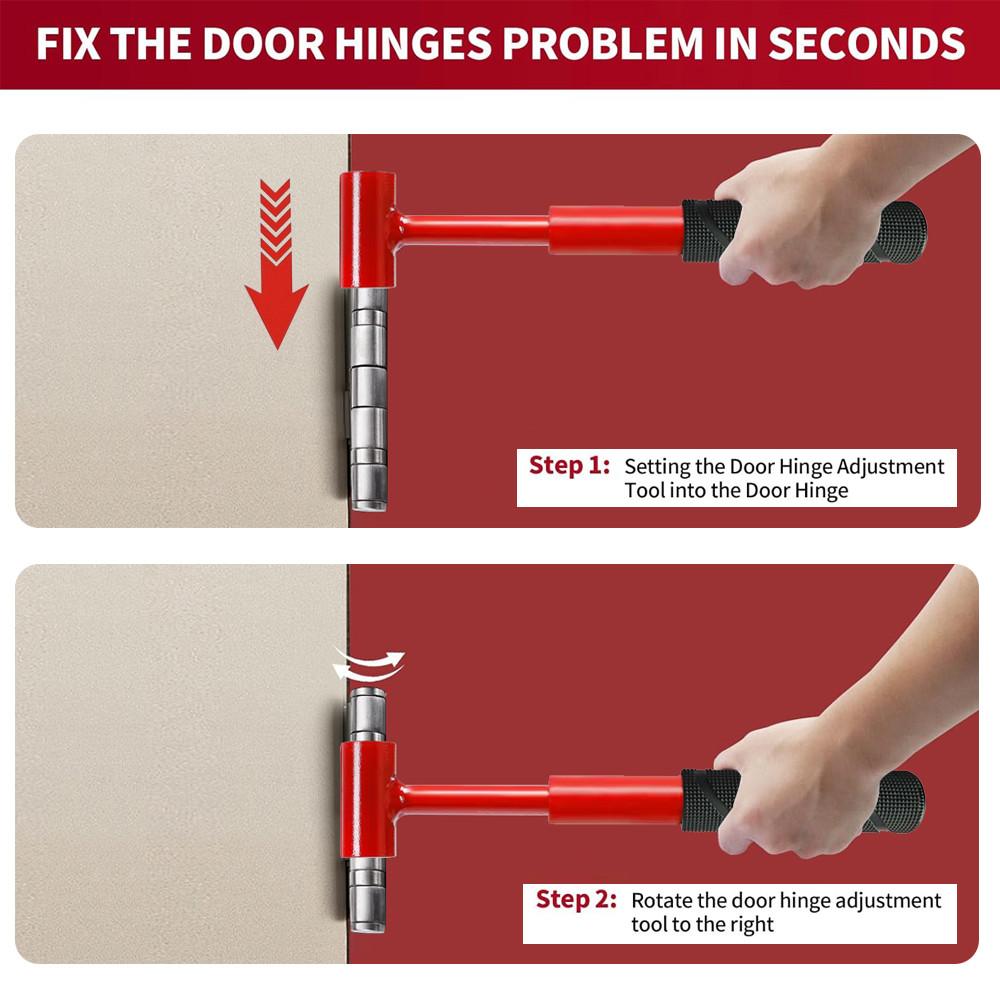 Door and Cabinet Alignment Heavy Door Hinge Adjustment Tool Multifunctional Hinge Gap Adjustment Wrench Set