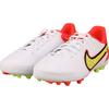 Nike Tiempo Legend 9 Academy AG Round Toe Lace-Up Low-Top Soccer Shoes Kids Soccer Shoes White Red DB0444-176