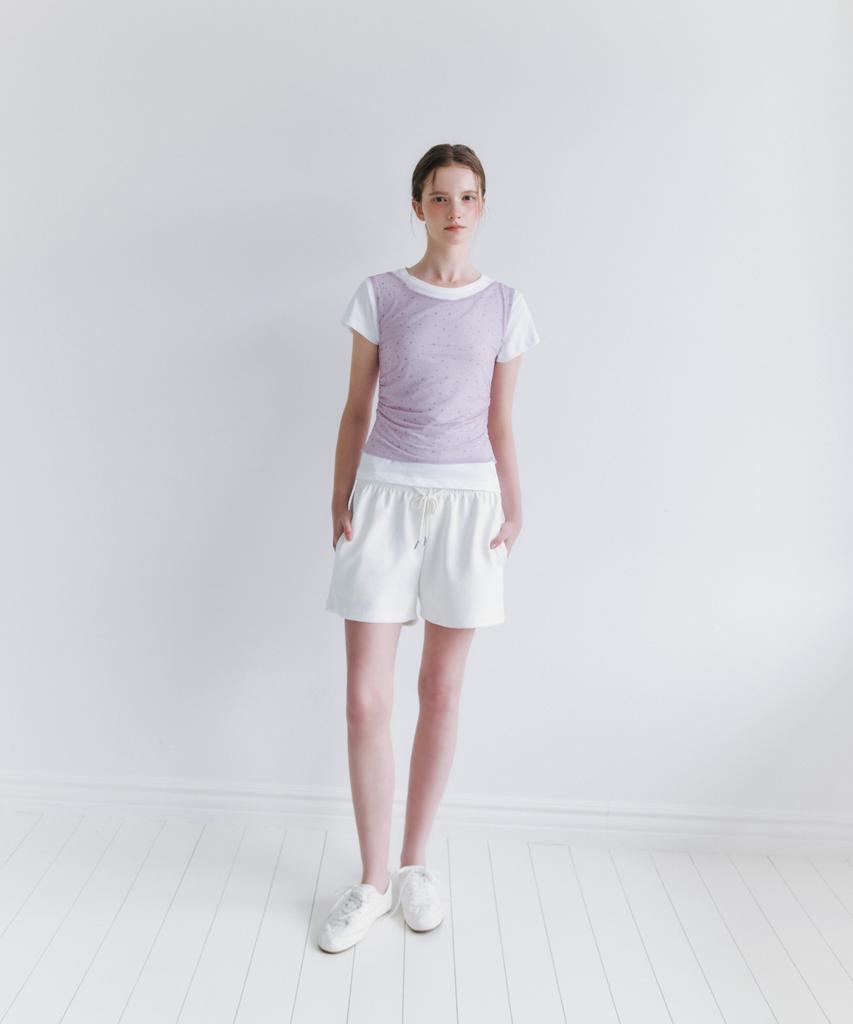 MIXXO Elastic Waist Shorts_Miwthg80Ms