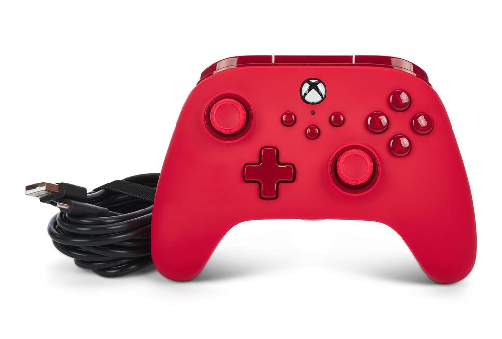 Jahr PowerA Advantage Wired Controller für Xbox Series Rot Doppelte Vibrationsfunktion für Xbox Series PC Windows [2 Garantie] XS - XS 10/11 (Offiziell