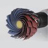 6mm Shank 80 120 150-400 Grit Sanding Cloth Wheel Wood Metal Abrasive Grinding Head Derusting Buffing Polishing Curved Surface