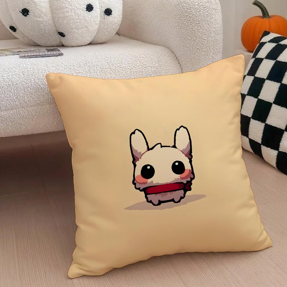 Cute Rabbit Dresses In Different Cushion Cover Throw Pillow Cover Hidden Button Durable Polyester Chair Cushion
