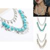 Skull Cross Jewelry With Electroplated Alloy Pendant For Halloween Accessories