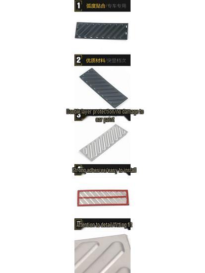 MG5 2021 Pedal Decorative Panel Set: Welcome Pedal, Rest Pedal, Accelerator, Brake Pedal Accessories.