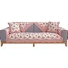 Universal Twill Washed Cotton Curved Edge Sofa Cushion In All Seasons, Machine Washable Non-Slip Fashionable Sofa Cushion Sofa Cover