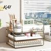 Multi Layer Desk Organizer Clear Acrylic File Tray, 1/2/3/4/5 Tier Paper Ducument Storage Box Box, Stackable Office Supplies Rack