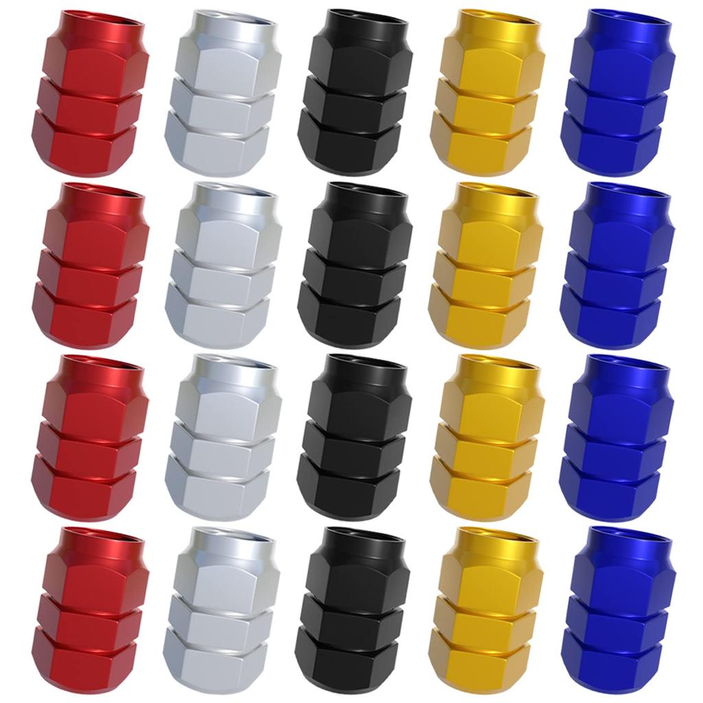 TORMEN Tire Air Valve Cap, Aluminum, Lightweight, High Strength, Corrosion Prevention, High Quality, Anodized