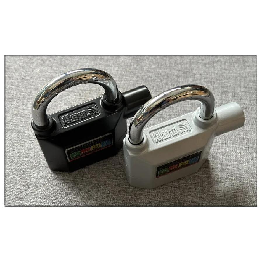 Falante Waterproof Alarm Door Padlock 110db Siren Alarm Lock Universal Anti-Theft Padlock for Bicycle Motorcycle Door Gate