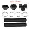 75mm Auto Heizung T Zweig Stecker Rohr Kanal Warme Luft Outlet Für Webasto Eberspacher Propex Parkplatz Diesel Heizung