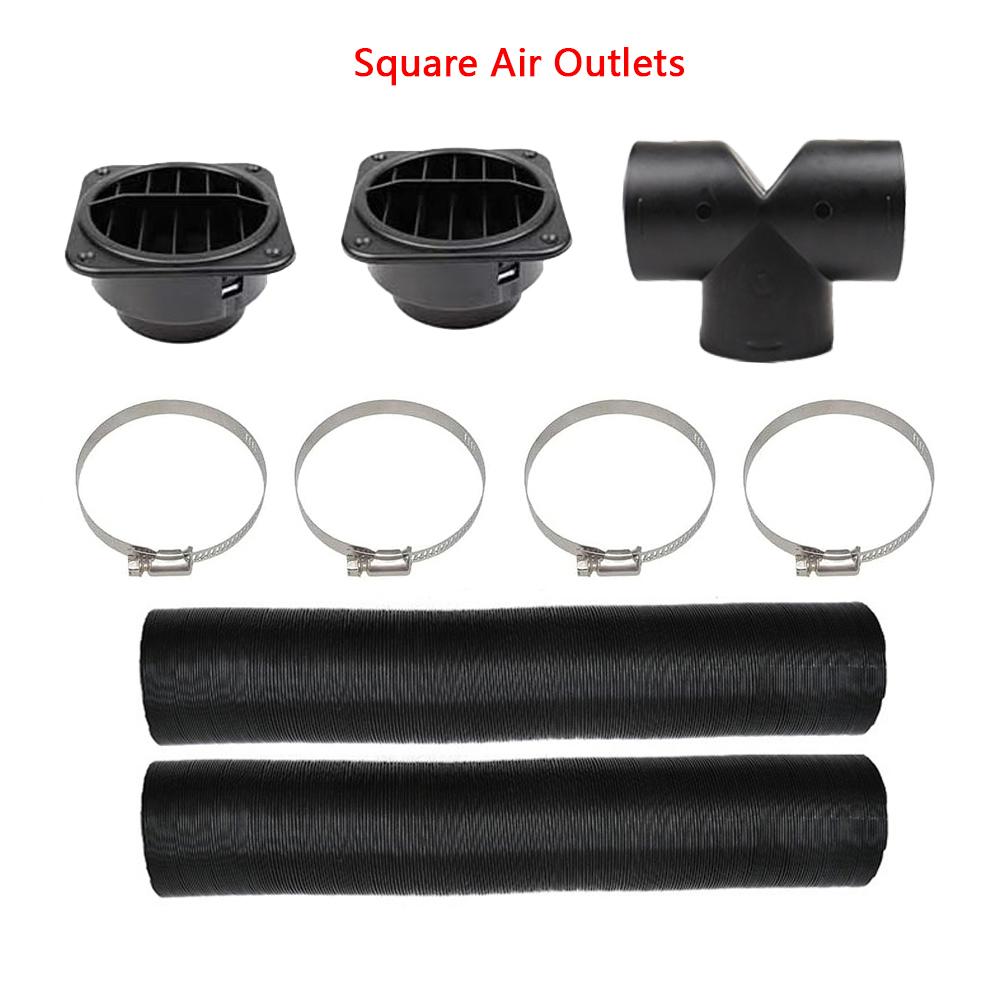 

75 мм автомобильный обогреватель T-образный соединительный патрубок воздуховода выход теплого воздуха для Webasto Eberspacher Propex парковочный дизельный обогреватель