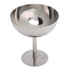Footed Ice Cream Bowl Dishwasher Safe 304 Stainless Steel Footed Dessert Cup for Cocktail Salad Fruit