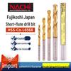 Nachi 6568P Cobalt Titanium-Plated High-Speed Steel Twist Drill Bit for Stainless Steel