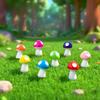 8 PCS Micro landscape DIY mushroom decoration set