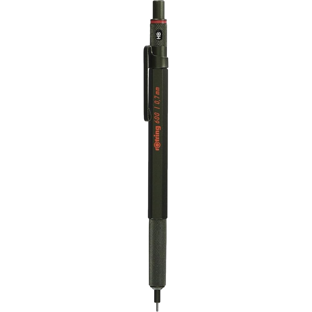Rotling 600 camouflage green mechanical pencil 0.7mm 2119975 RoTring mechanical pencil luxury wri...