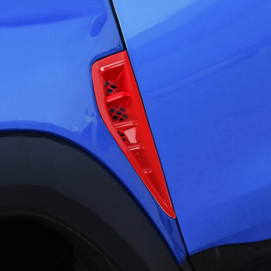 Fit For -2026 Dodge Ram 1500 ABS Red Fender Side Air Vent Decor Cover Trim2*