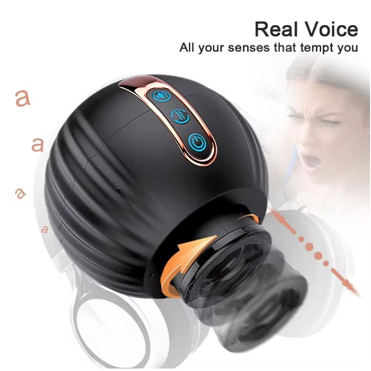 Automatic Rotating Thrusting Male Masturbators Blowjob Pocket Pusssy Silicone Vagina Adult Goods Sex Toys for Men Mastubator Cup