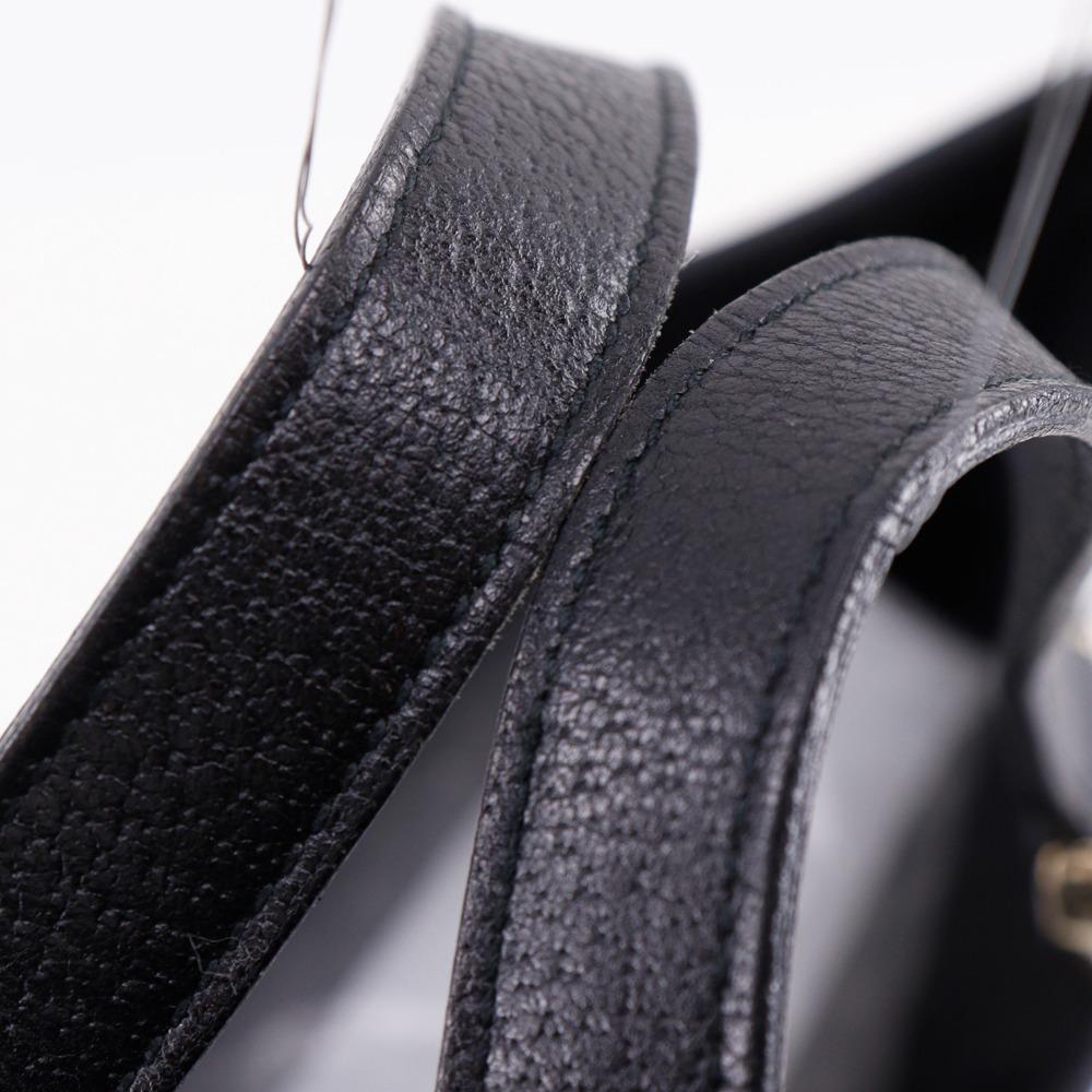 GUCCI Abbey Handbag 130739 Tote Bag black GG canvas Women Used