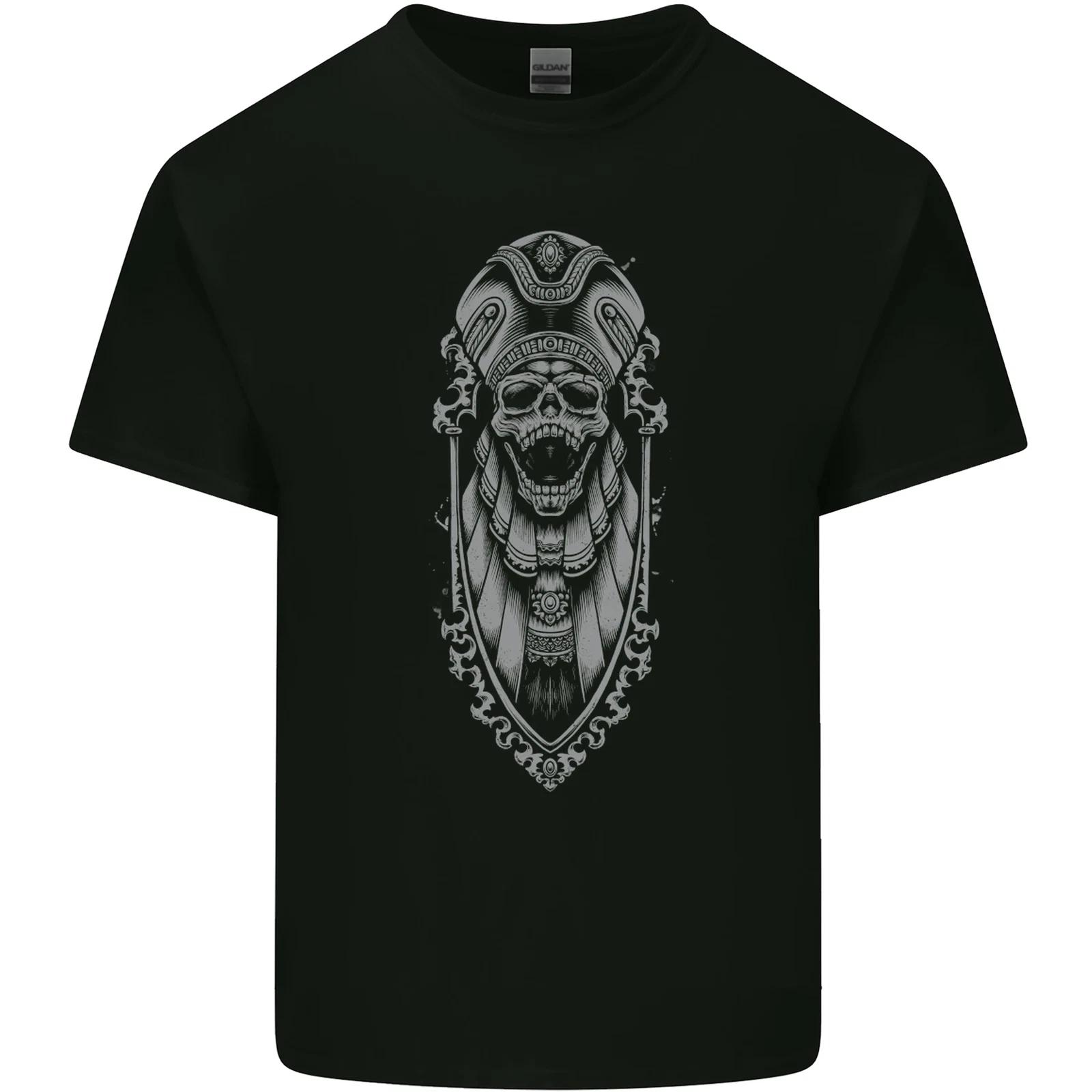 

Death Order Pharoh Skull Biker Motorcycle Kids T-Shirt Childrens M