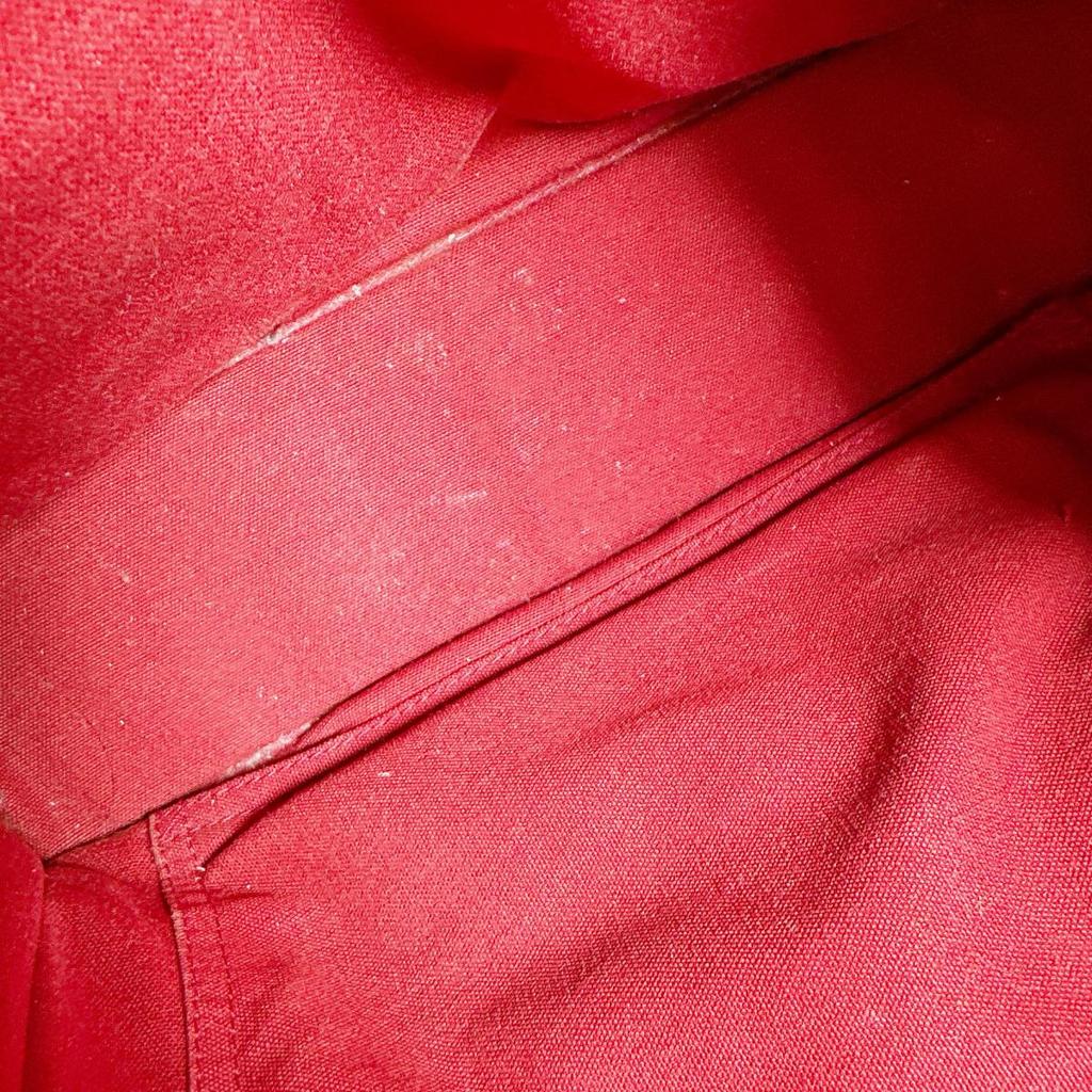 Hermes Fool Toe PM Handbag Canvas Red Unisex Used