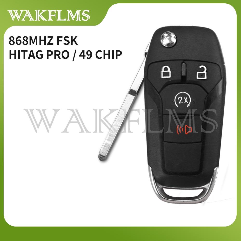 N5F-A08TDA For Ford F150 F250 F350 F450 F550 Ranger Raptor Bronco 2015-2022 Remote Car Key 902MHZ 868Mhz 434Mhz 49 CHIP