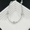 Beaded Necklace Shining Broken Silver Long Sweater Chain, High-End Swarovski Necklace Jewelry