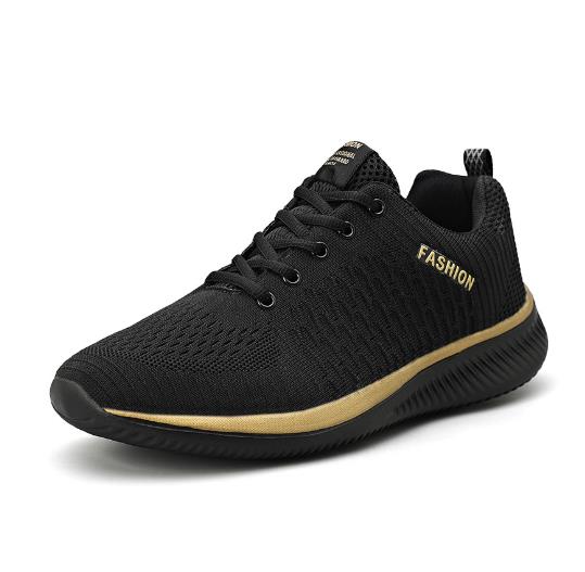 Fashion 2025 Men Running Walking Knit Shoes Fashion Casual Sneakers Breathable Sport Athletic Lightweight Men Sneakers Casual Shoes