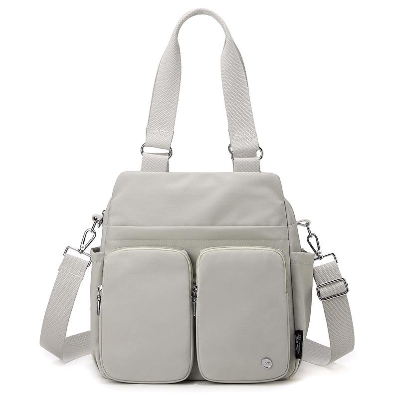 Fashion Soft Leather Large-capacity Travel Backpack, Dual-purpose Single-shoulder Schoolbag