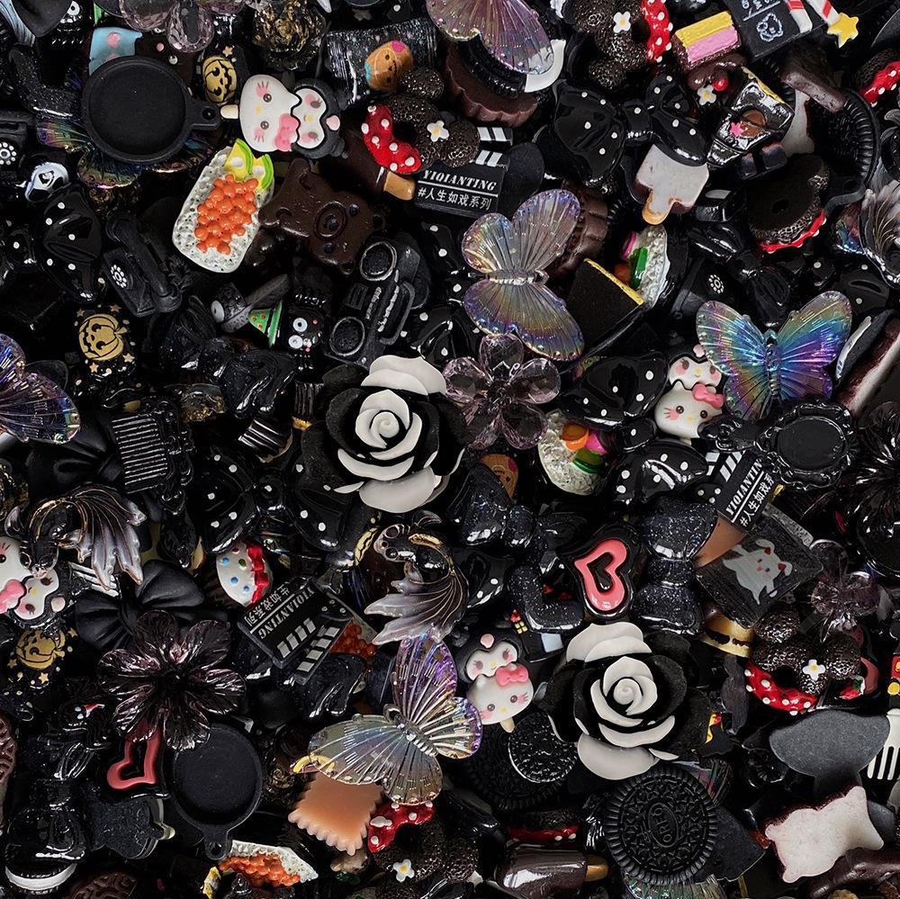 

Коричневая серия Смола Торт Симуляция DIY Крем Клей Чехол для телефона и Материал для головного убора 10 per pack